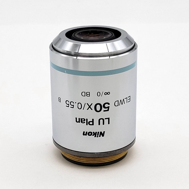 Nikon Microscope Objective LU Plan 50x ELWD BD - Microscope Marketplace