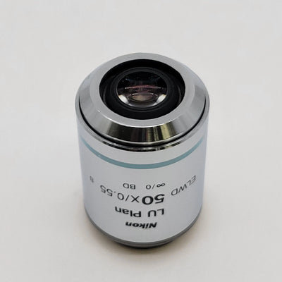 Nikon Microscope Objective LU Plan 50x ELWD BD - Microscope Marketplace