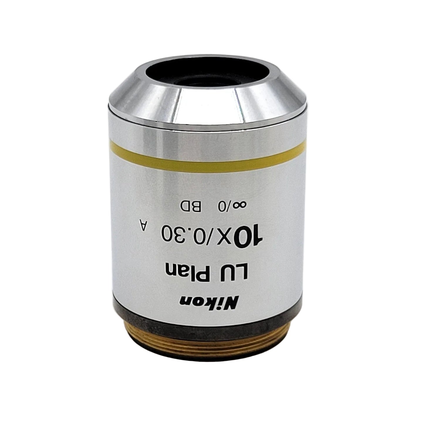 Olympus Microscope Objective LU Plan 10x BD Brightfield / Darkfield - Microscope Marketplace
