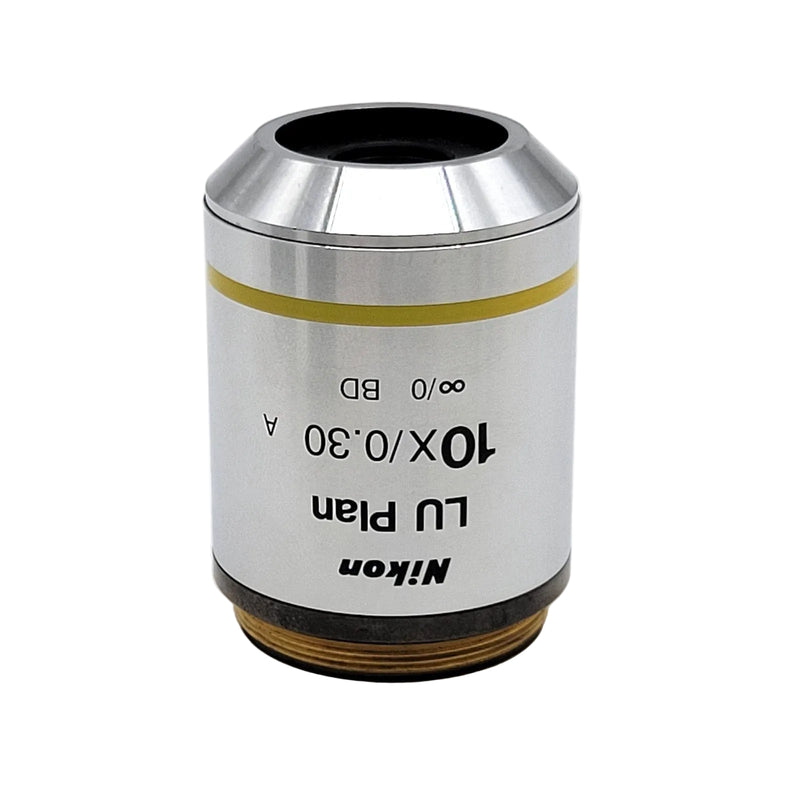 Olympus Microscope Objective LU Plan 10x BD Brightfield / Darkfield - Microscope Marketplace