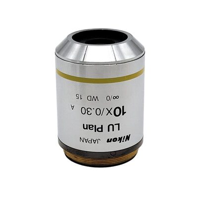Olympus Microscope Objective LU Plan 10x BD Brightfield / Darkfield - Microscope Marketplace