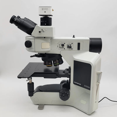 Olympus Microscope BX53M Metallurgical with DIC, Trinocular Head & Camera - Microscope Marketplace