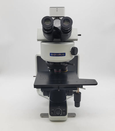 Olympus Microscope BX53M Metallurgical with DIC, Trinocular Head & Camera - Microscope Marketplace