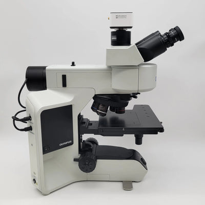 Olympus Microscope BX53M Metallurgical with DIC, Trinocular Head & Camera - Microscope Marketplace