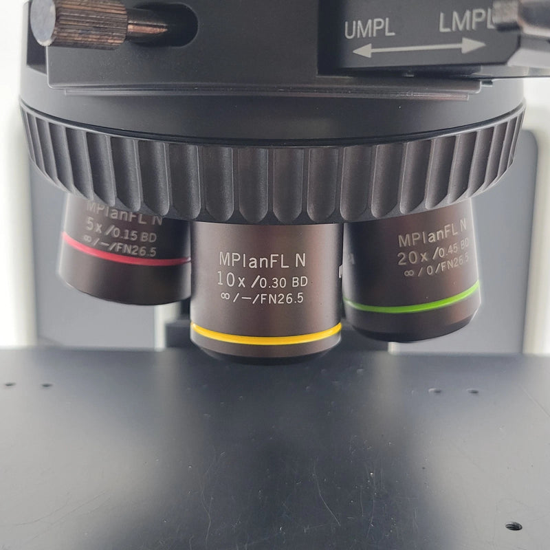 Olympus Microscope BX53M Metallurgical with DIC, Trinocular Head & Camera - Microscope Marketplace