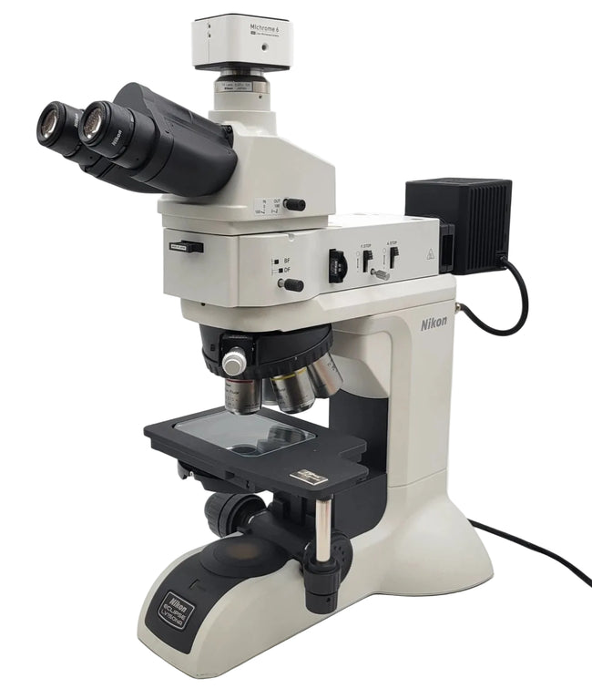 Nikon Microscope Eclipse LVN150NA Metallurgical with DIC, Trinocular Head & Camera - Microscope Marketplace