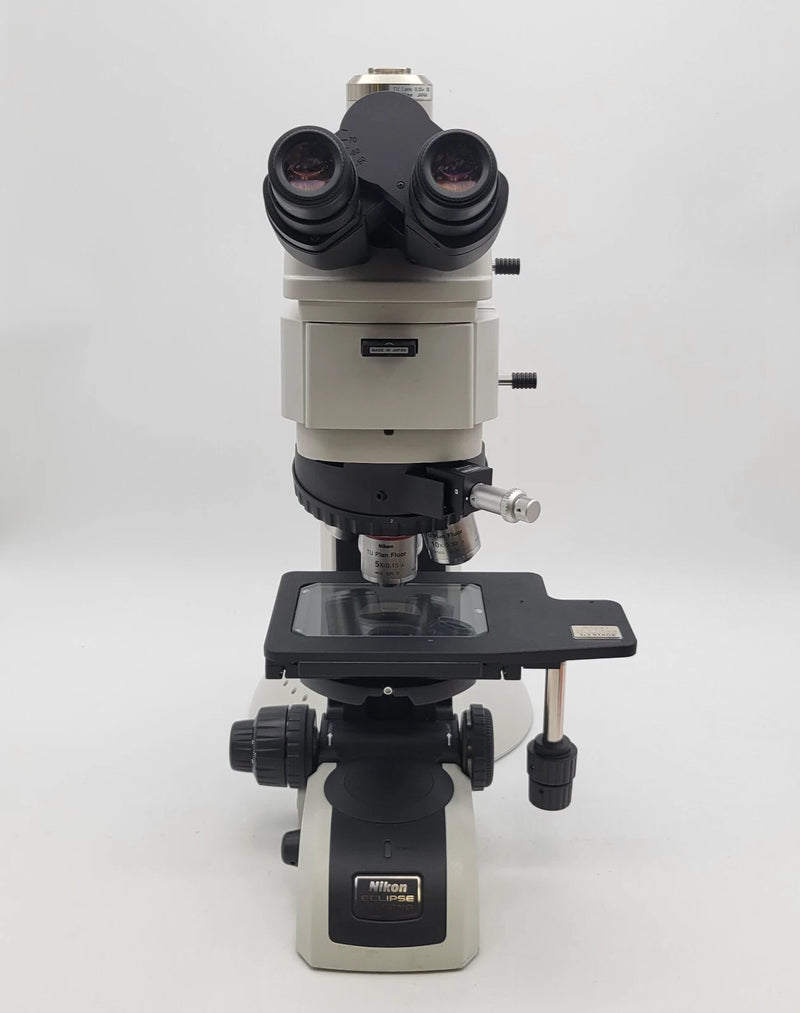 Nikon Microscope Eclipse LVN150NA Metallurgical with DIC, Trinocular Head & Camera - Microscope Marketplace