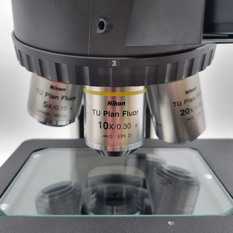 Nikon Microscope Eclipse LVN150NA Metallurgical with DIC, Trinocular Head & Camera - Microscope Marketplace