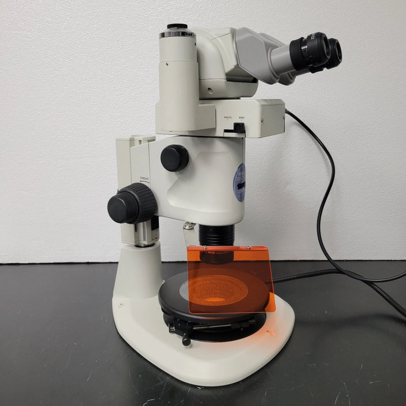 Nikon Stereo Microscope SMZ1500 with Fluorescence, Photo Port & Schott VisiLED - Microscope Marketplace