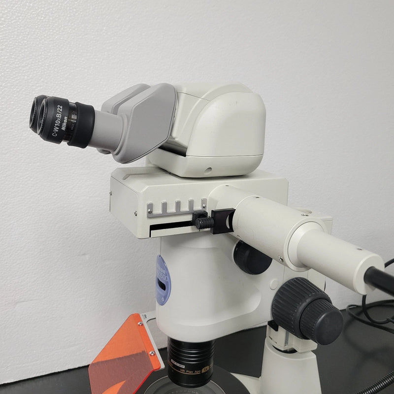Nikon Stereo Microscope SMZ1500 with Fluorescence, Photo Port & Schott VisiLED - Microscope Marketplace