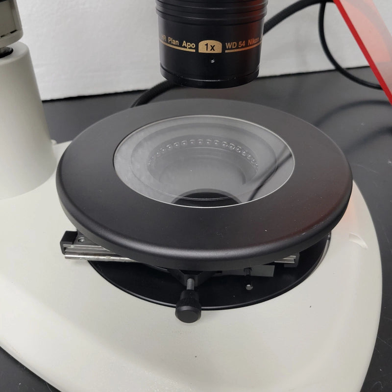 Nikon Stereo Microscope SMZ1500 with Fluorescence, Photo Port & Schott VisiLED - Microscope Marketplace