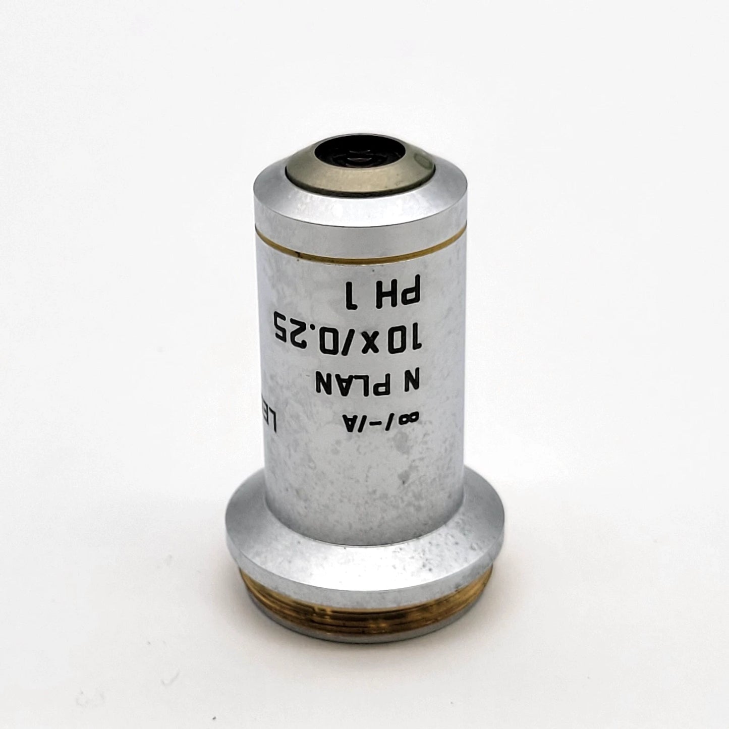 Leica Microscope Objective N Plan 10x/0.25 PH1 506088 Phase Contrast - Microscope Marketplace