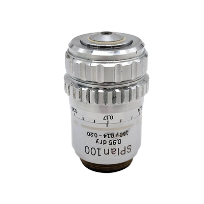 Olympus Microscope Objective SPlan 100x Dry - Microscope Marketplace