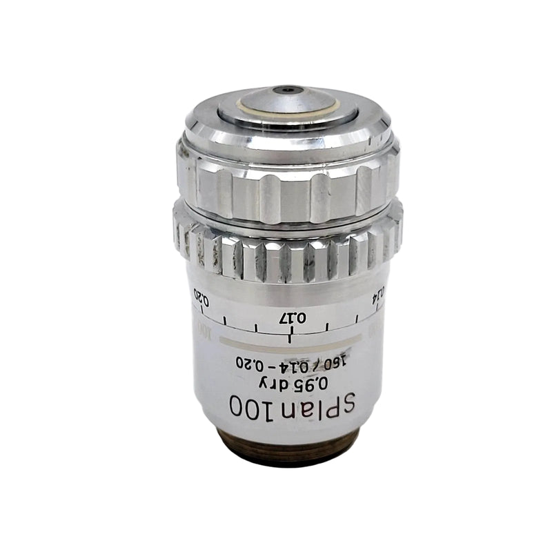 Olympus Microscope Objective SPlan 100x Dry - Microscope Marketplace