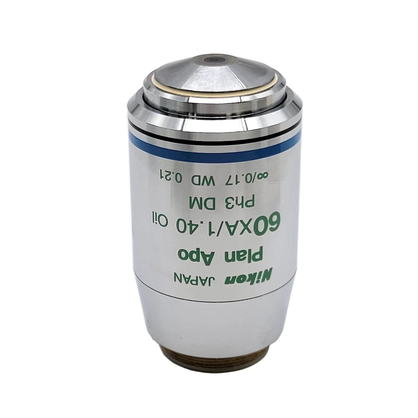 Nikon Microscope Objective CFI Plan Apo 60XA 1.40 Oil Ph3 DM 60x Phase Contrast - Microscope Marketplace