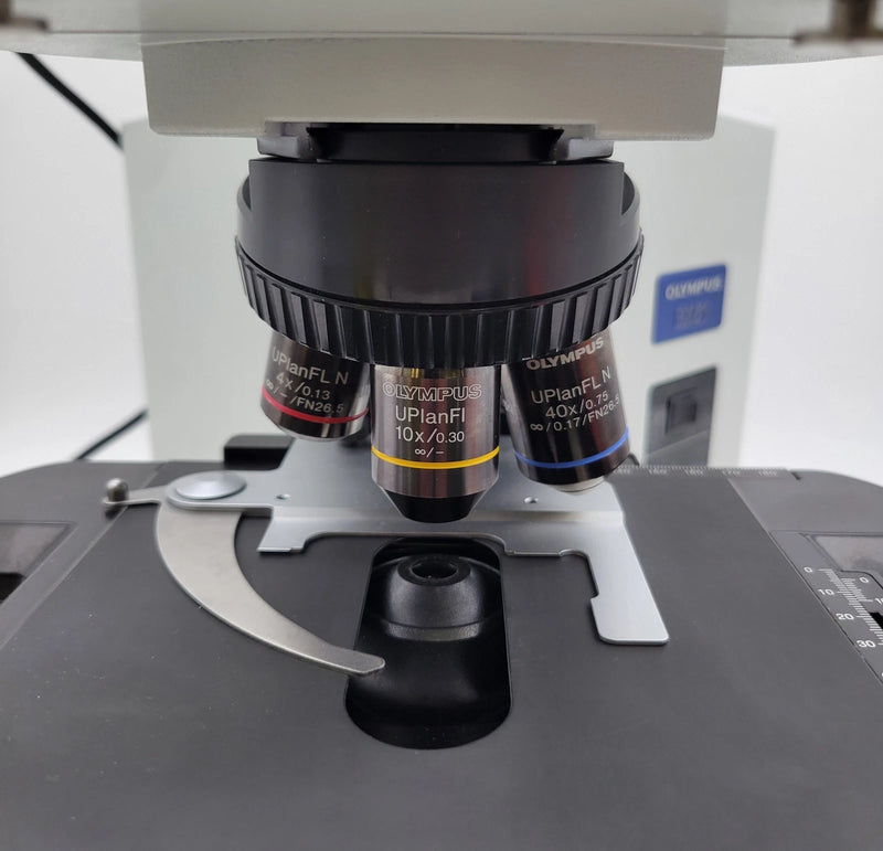 Olympus Microscope BX51 with Fluorescence, Trinocular Head & Camera - Microscope Marketplace