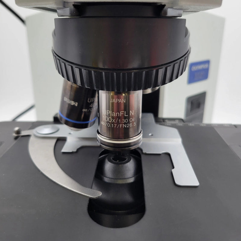 Olympus Microscope BX51 with Fluorescence, Trinocular Head & Camera - Microscope Marketplace