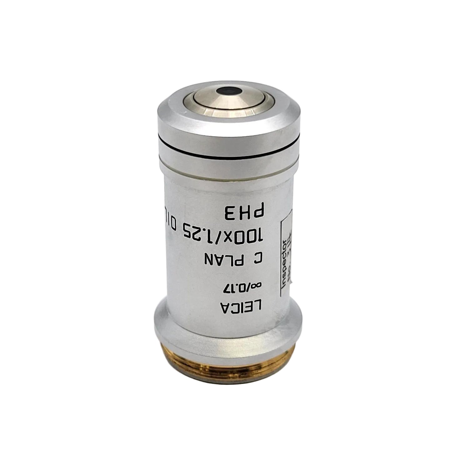 Leica Microscope Objective C Plan 100x Oil Ph3 506073 Phase Contrast - Microscope Marketplace