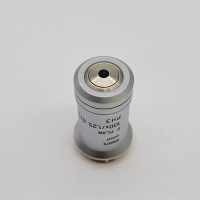 Leica Microscope Objective C Plan 100x Oil Ph3 506073 Phase Contrast - Microscope Marketplace