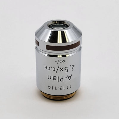 Zeiss Microscope Objective A-Plan 2.5x 1113-114 - Microscope Marketplace