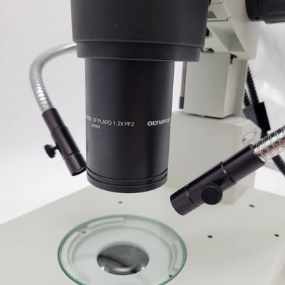 Olympus Stereo Microscope SZX12 with Trinocular, Transmitted & Reflected Light - Microscope Marketplace