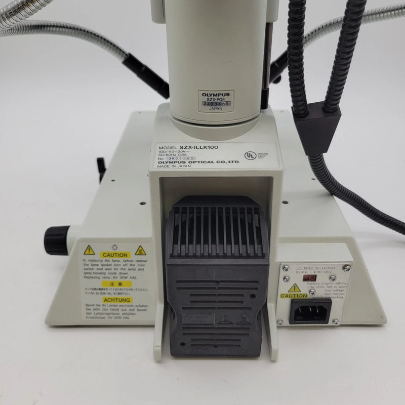 Olympus Stereo Microscope SZX12 with Trinocular, Transmitted & Reflected Light - Microscope Marketplace
