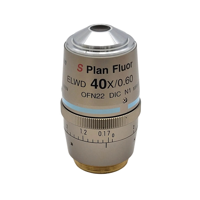 Nikon Microscope Objective CFI S Plan Fluor 40x ELWD with Correction - Microscope Marketplace