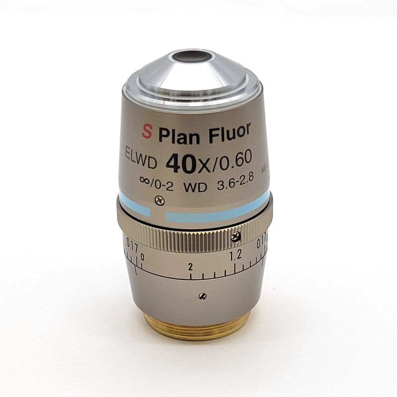 Nikon Microscope Objective CFI S Plan Fluor 40x ELWD with Correction - Microscope Marketplace