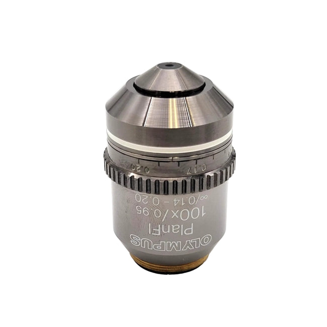 Olympus Microscope Objective PlanFl 100x Dry with Correction Collar