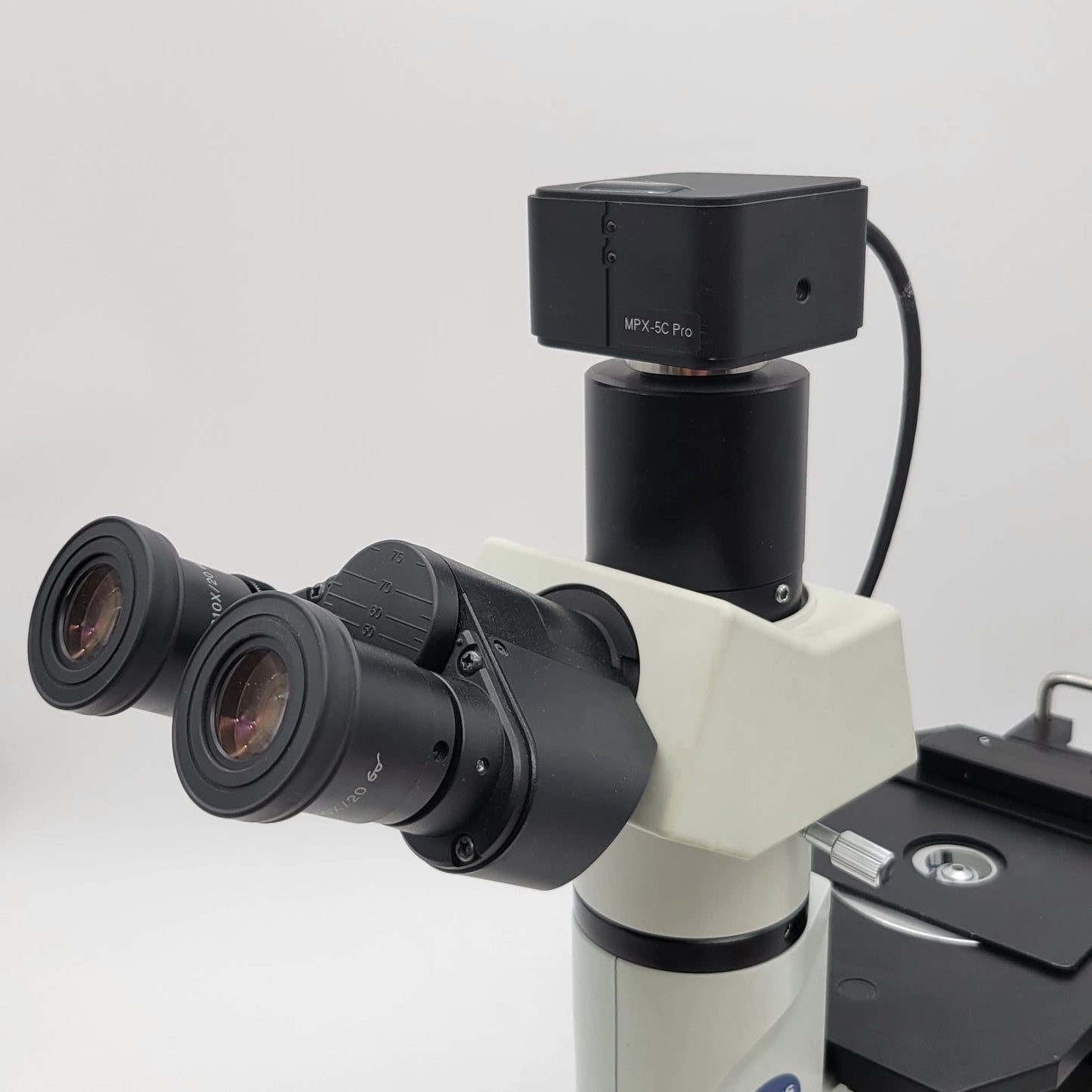 Olympus Microscope GX41 Metallurgical with Trinocular Head and Camera