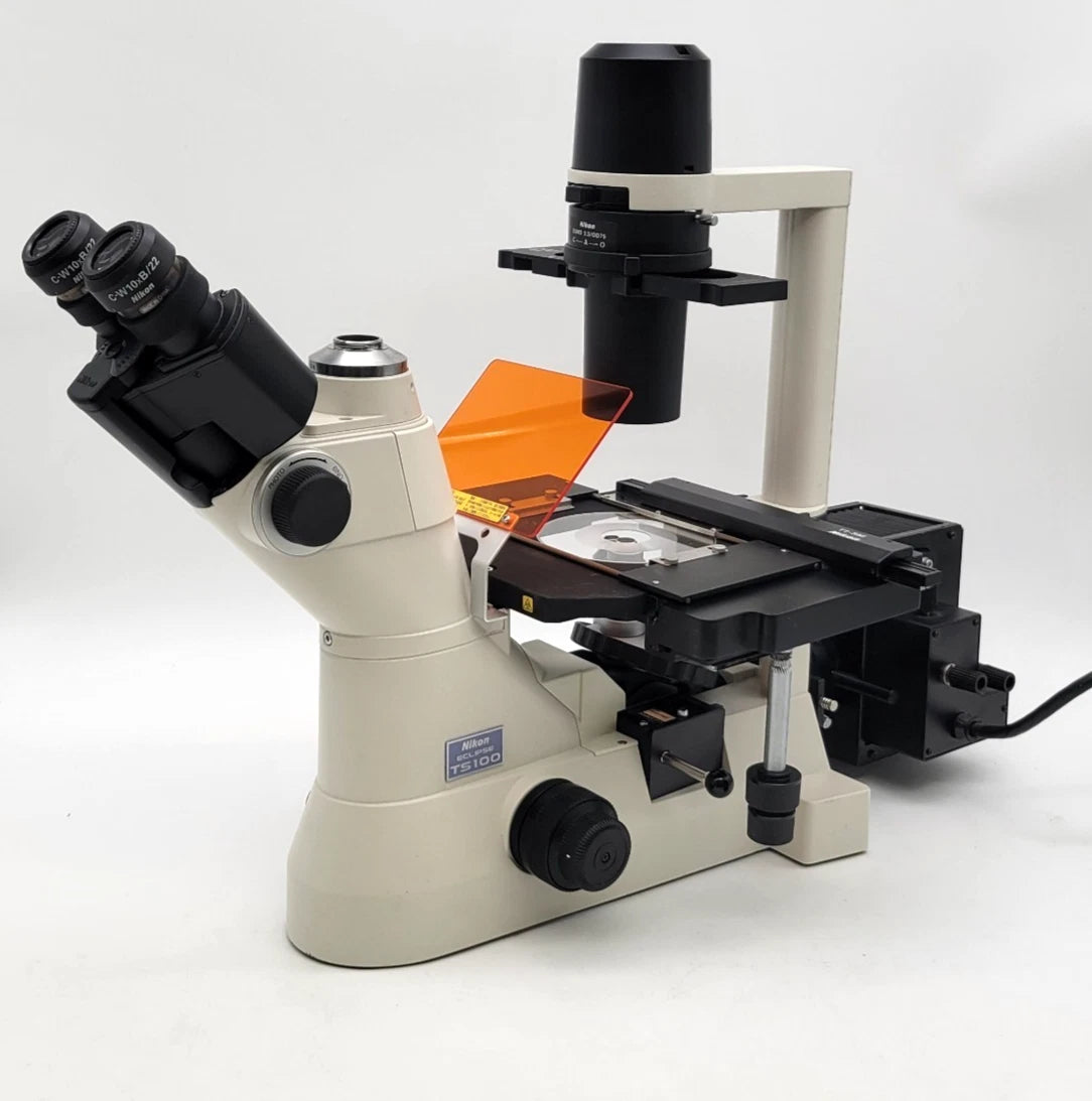 Nikon Microscope TS100 with Fluorescence & Phase Contrast