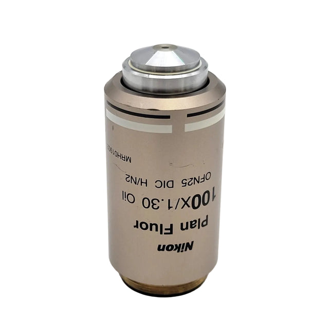 Nikon Microscope Objective CFI Plan Fluor 100x 1.30 Oil DIC H/N2 ∞/0.17
