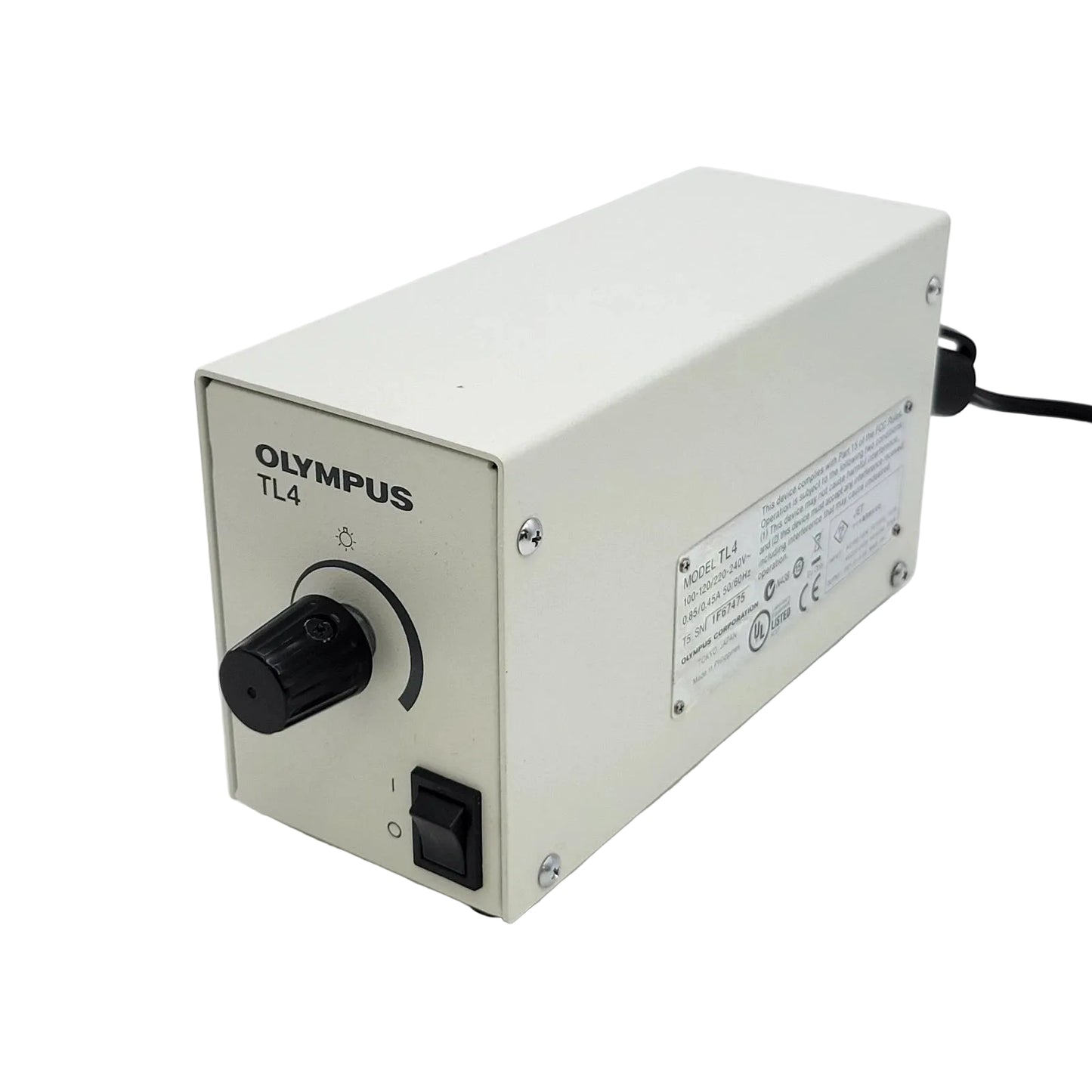 Olympus Microscope TL4 Halogen Lamphouse External Power Supply