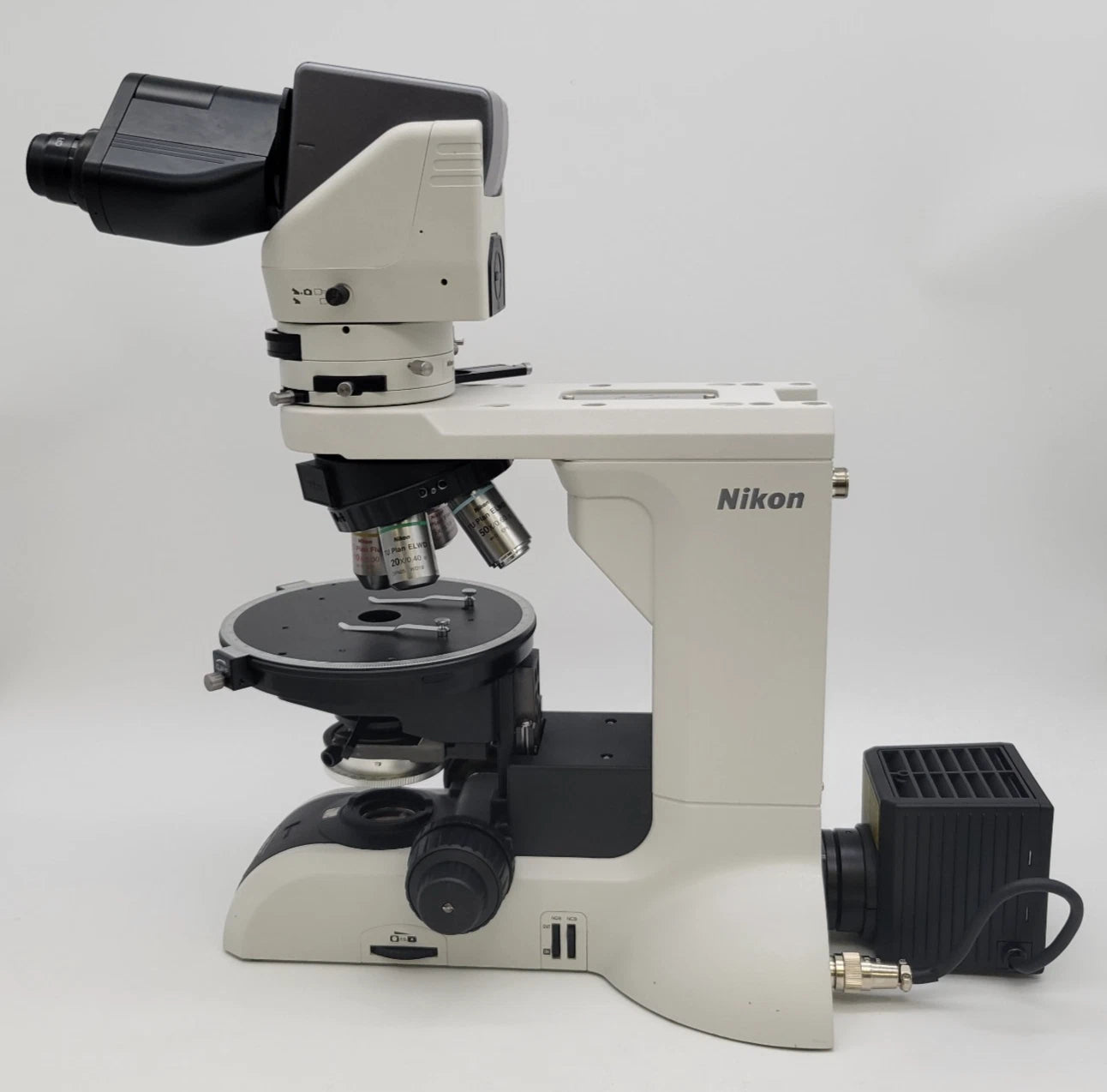 Nikon Microscope Eclipse LV100N POL with Tilting Telescoping Head Polarizing