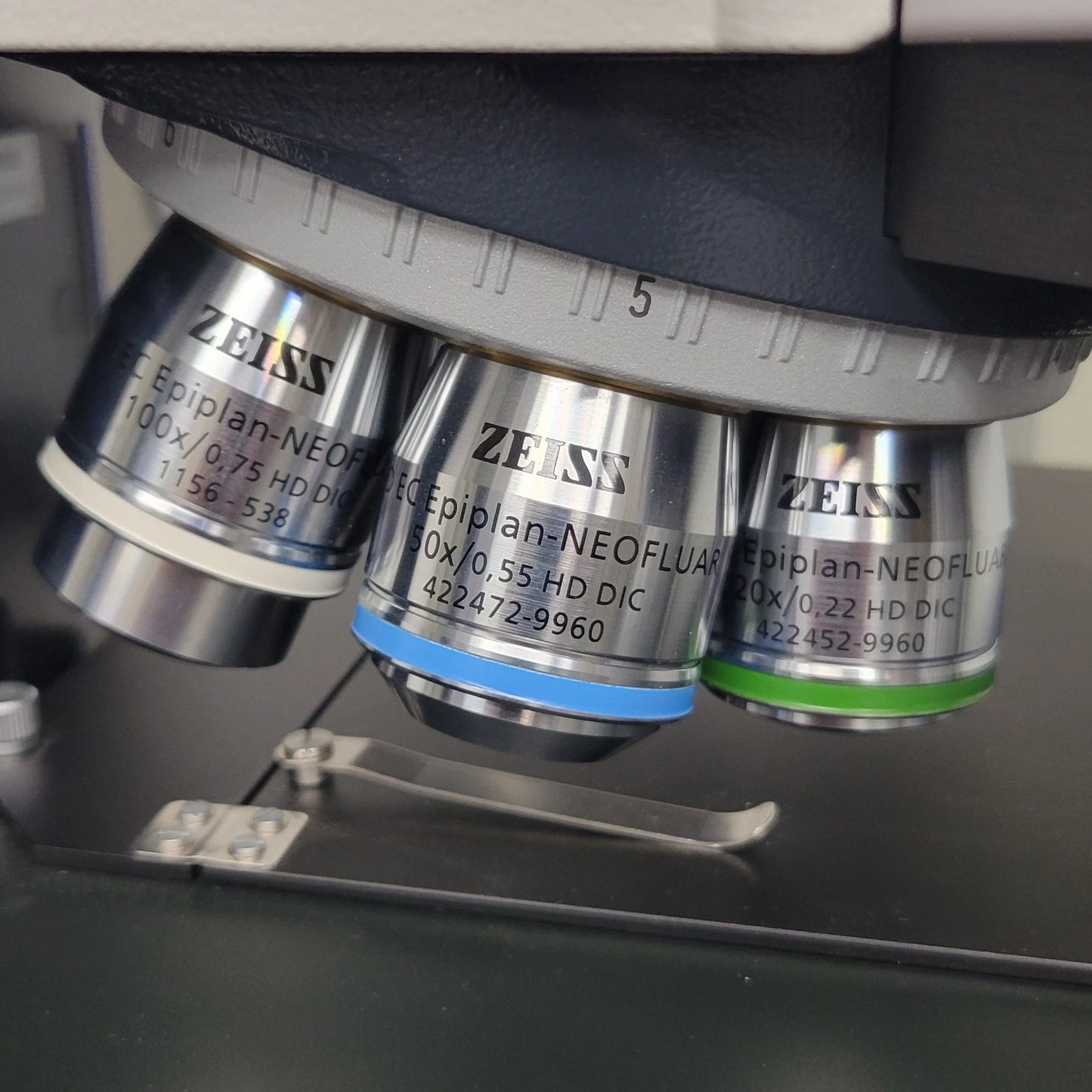 Zeiss Microscope Motorized AXIO Imager.M2m w. DIC, Reflected & Transmitted Light Metallurgy/Materials