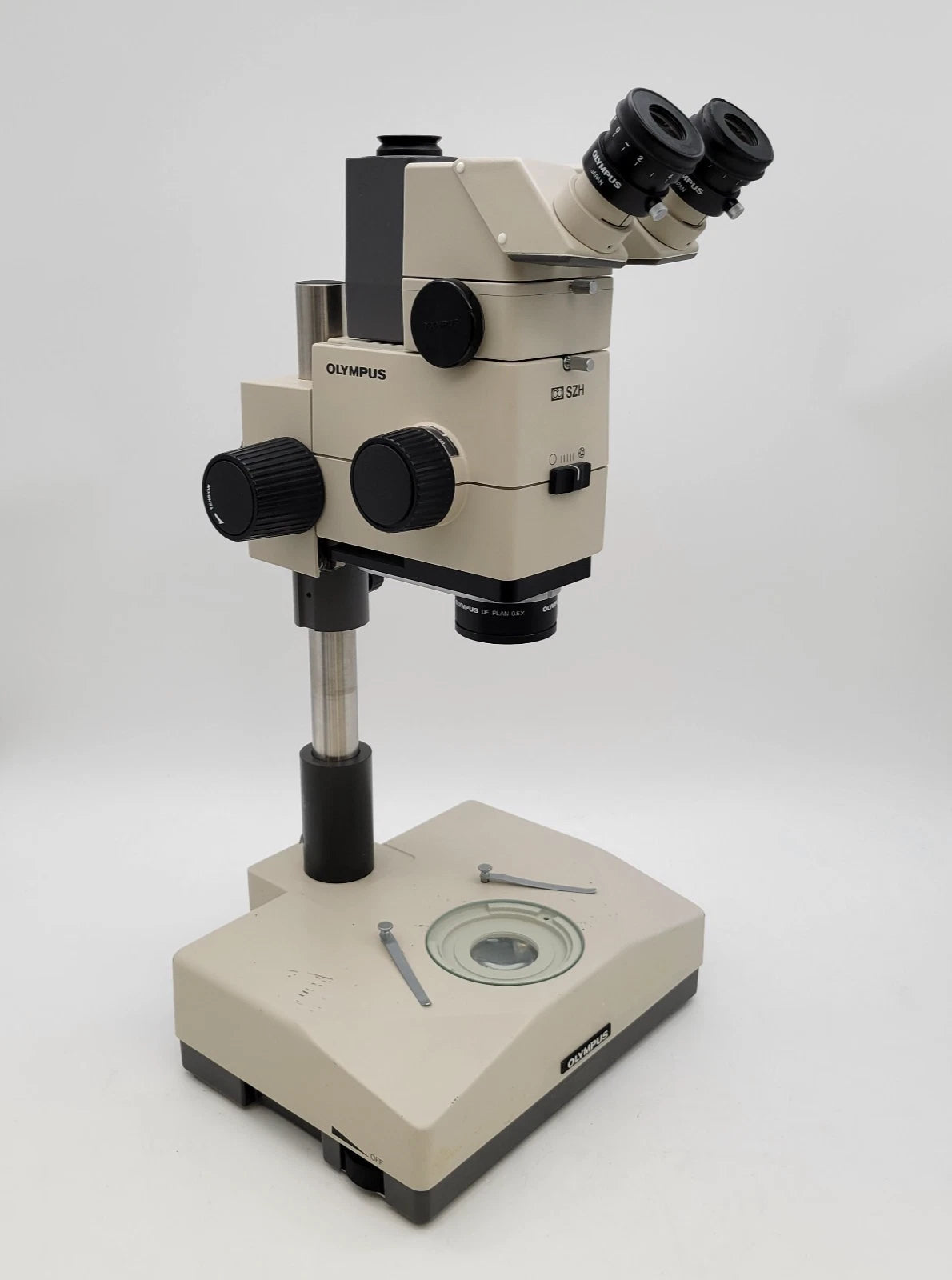 Olympus Stereo Microscope SZH with Phototube & Transmitted Light Base
