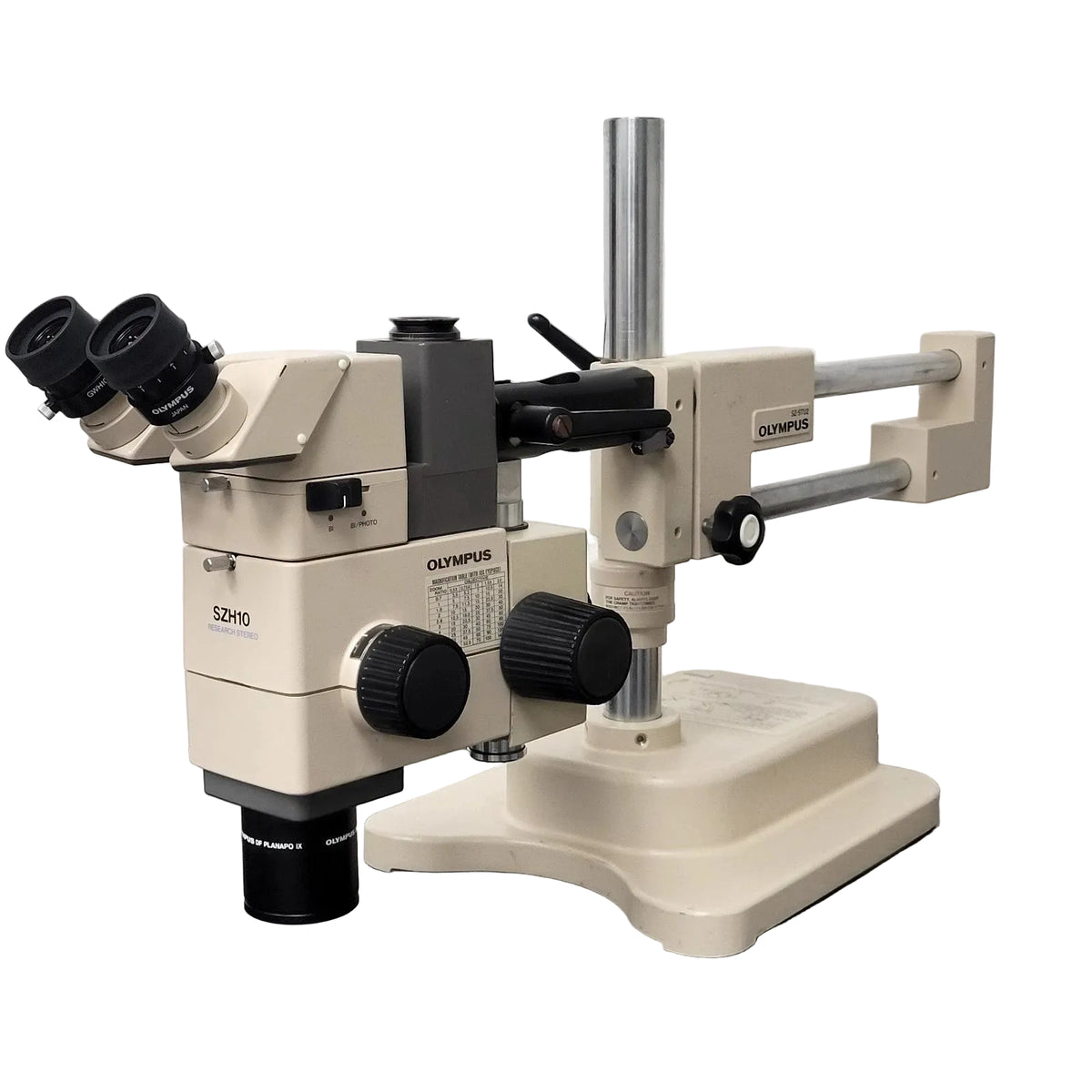 Olympus Stereo Microscope SZH10 with Photo Port and Boom Stand