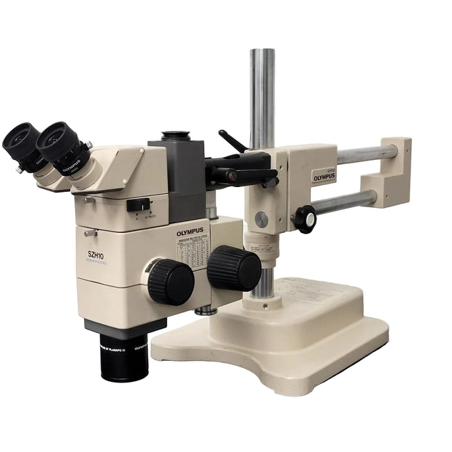 Olympus Stereo Microscope SZH10 with Photo Port and Boom Stand