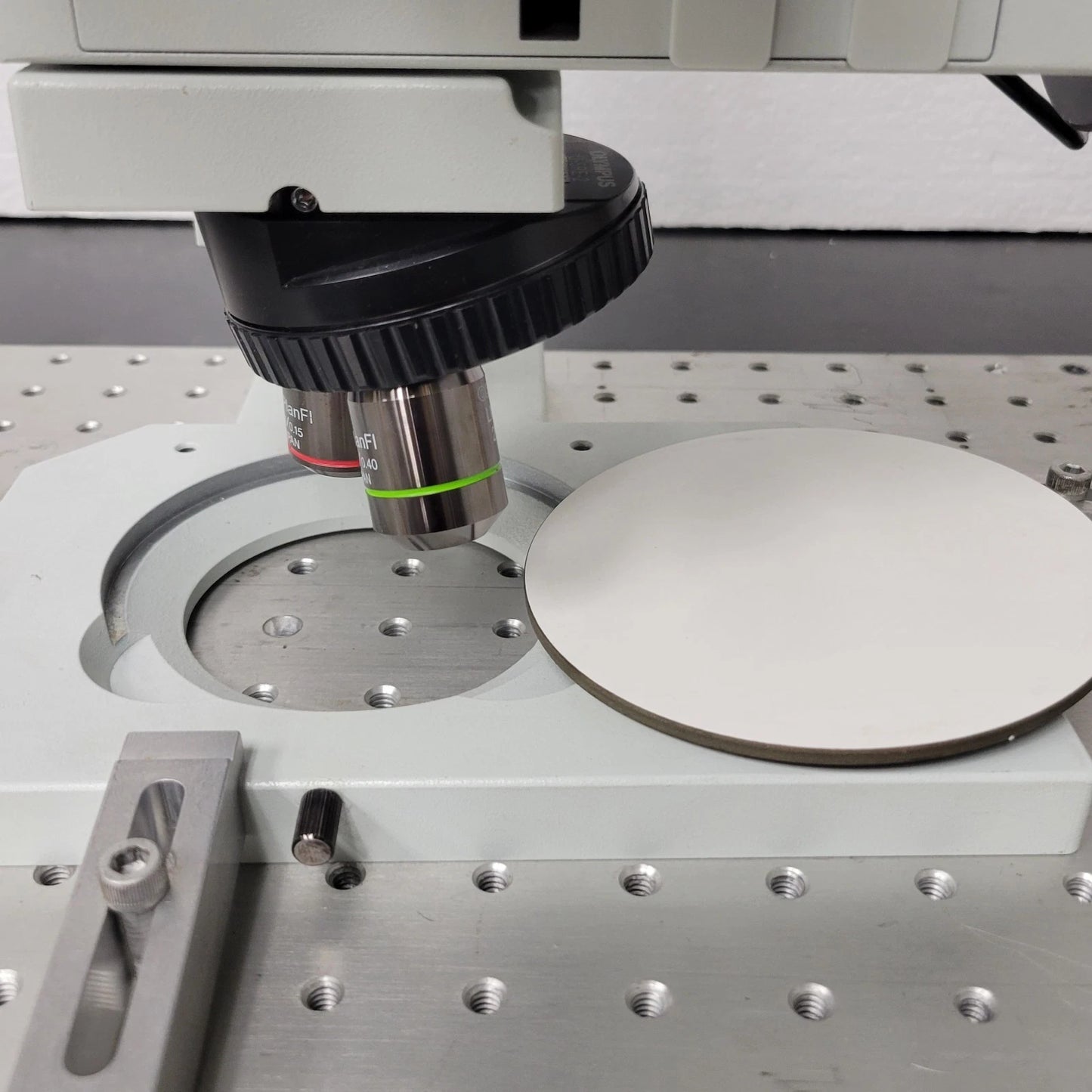 Olympus Metallurgical Reflected Light Microscope with Trinocular Head & Camera