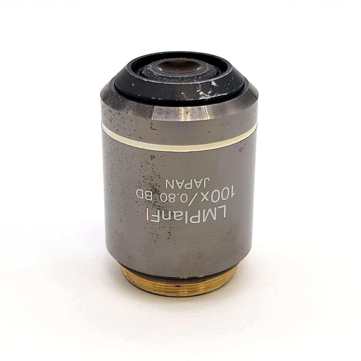 Olympus Microscope Objective LMPlanFl 100x BD Brightfield Darkfield - microscopemarketplace