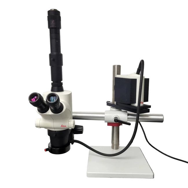 Leica Stereo Microscope S6D with Photo Port and Boom Stand