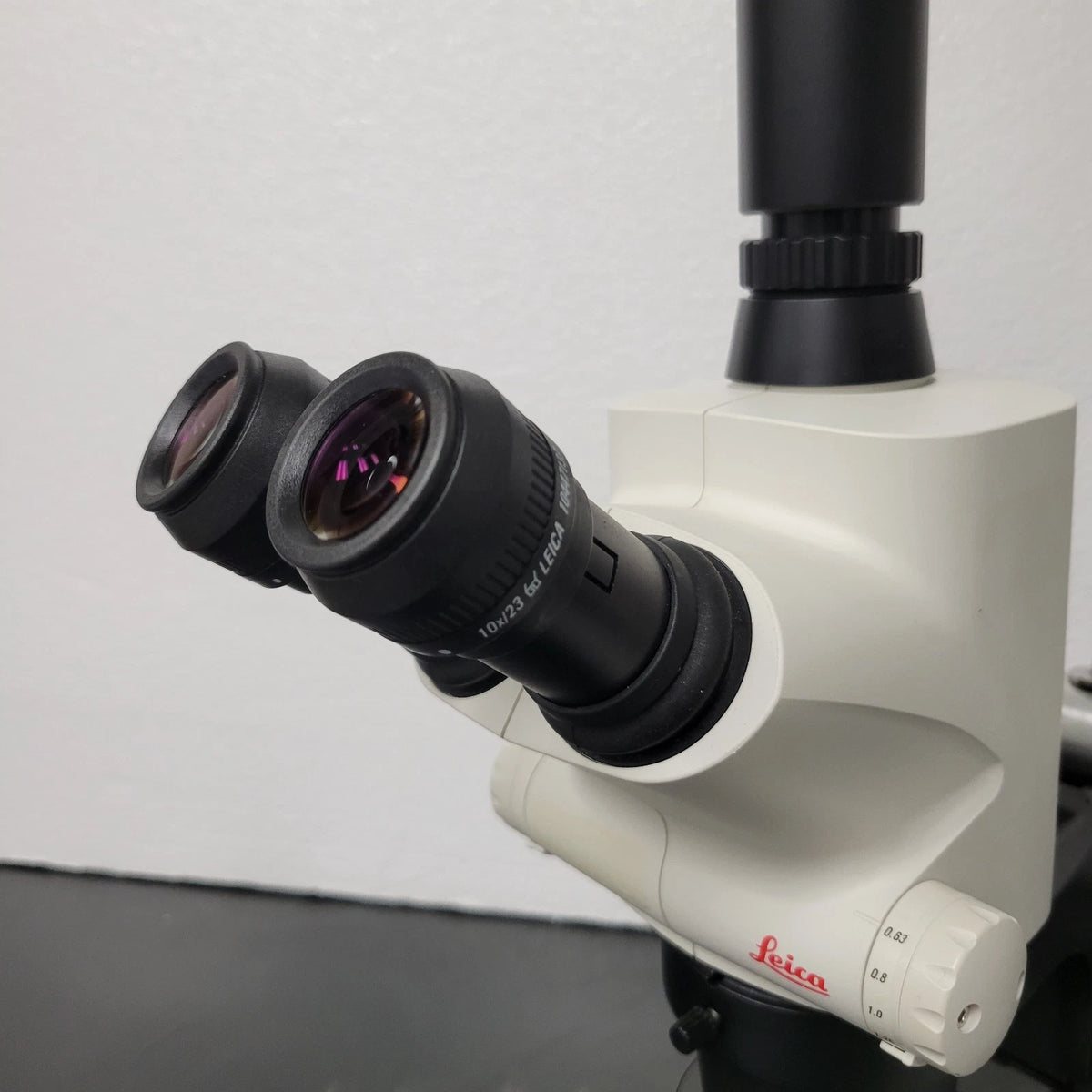 Leica Stereo Microscope S6D with Photo Port and Boom Stand