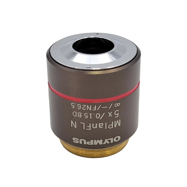 Olympus Microscope Objective MPlanFL N 5x BD Brightfield Darkfield