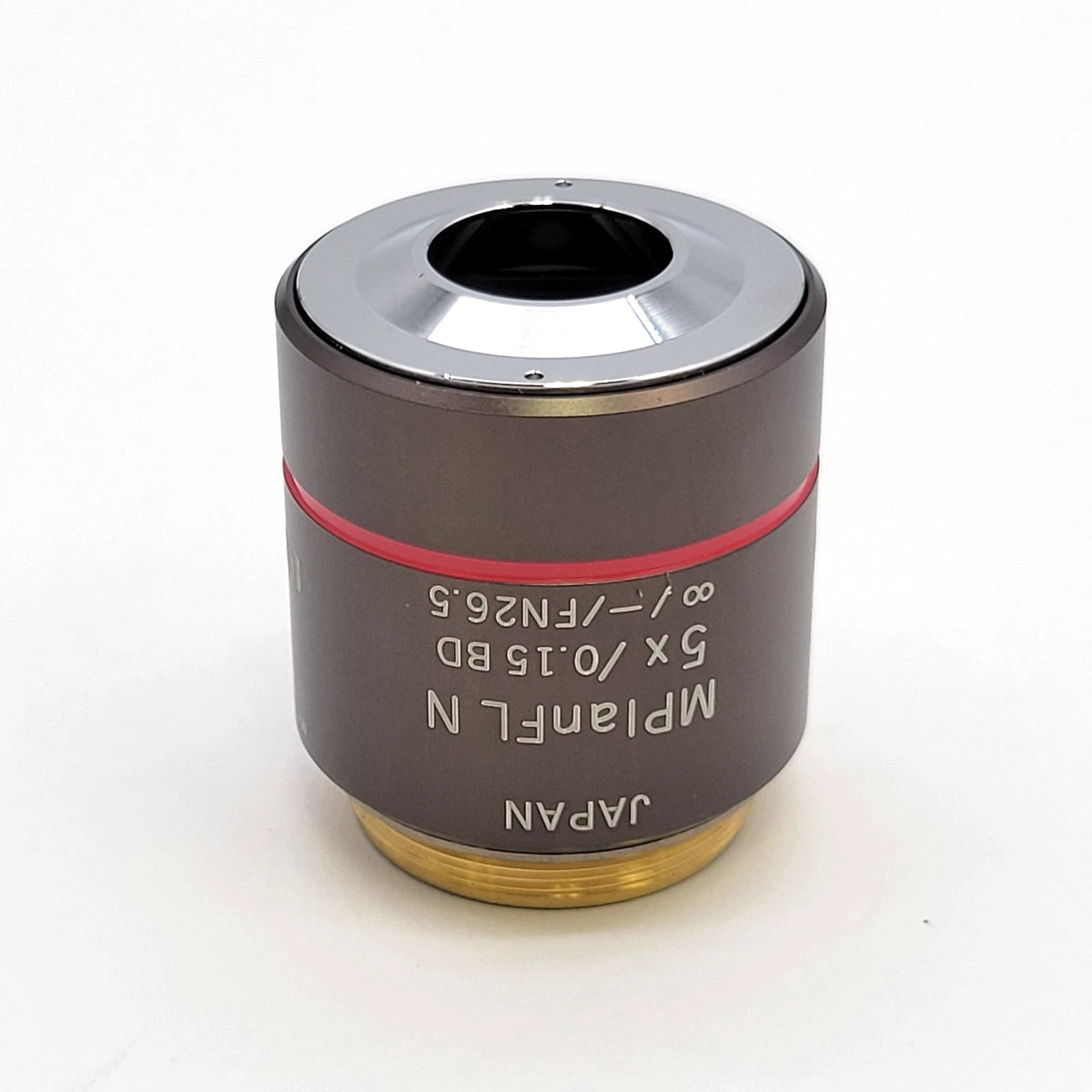 Olympus Microscope Objective MPlanFL N 5x BD Brightfield Darkfield