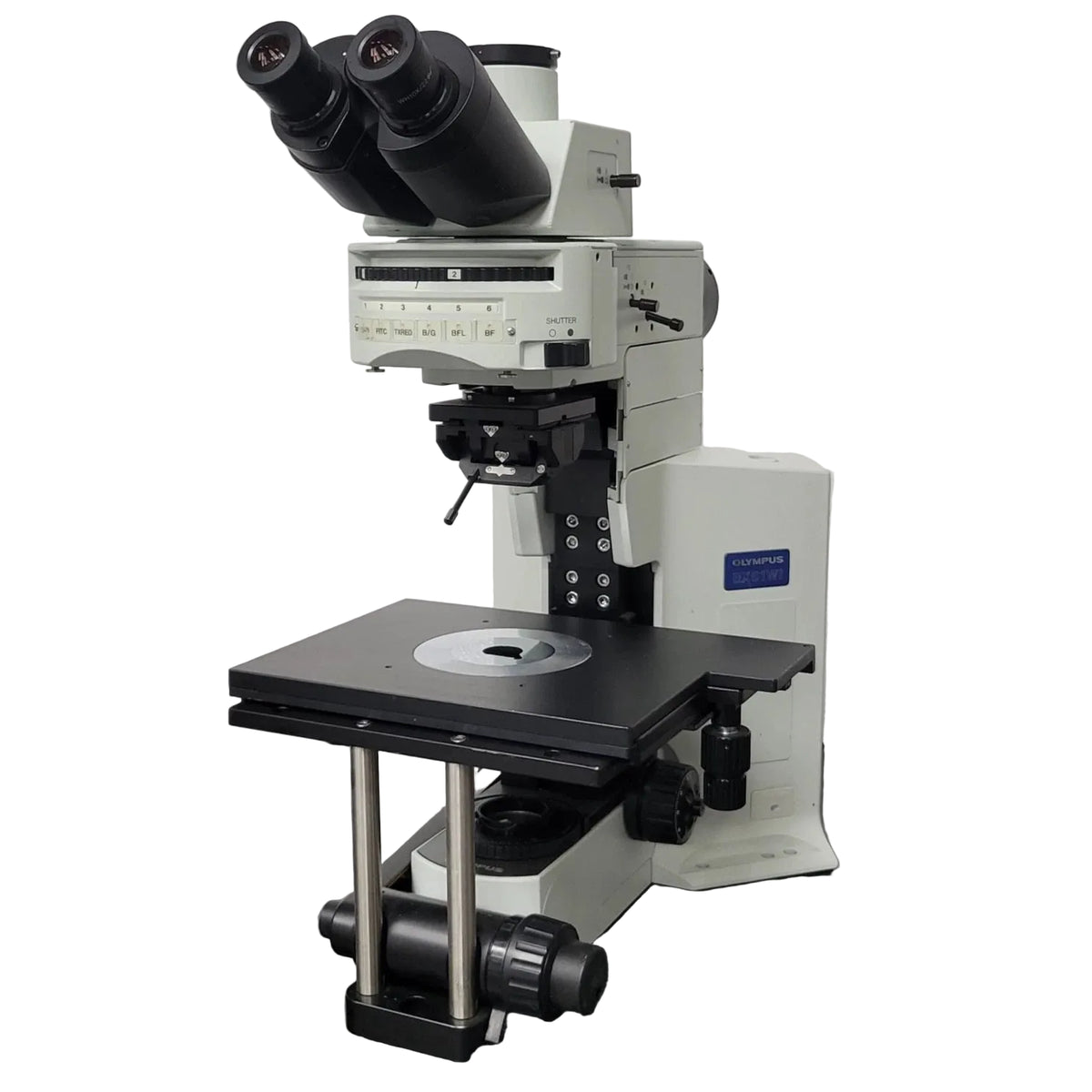 Olympus Microscope BX51WI Water Immersion Stand with Erect Image Trinocular Head