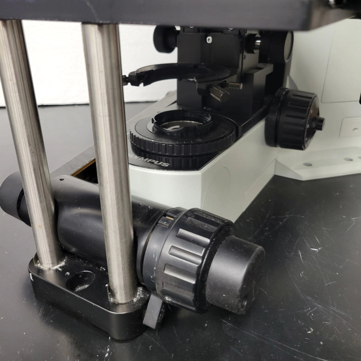 Olympus Microscope BX51WI Water Immersion Stand with Trinocular Head