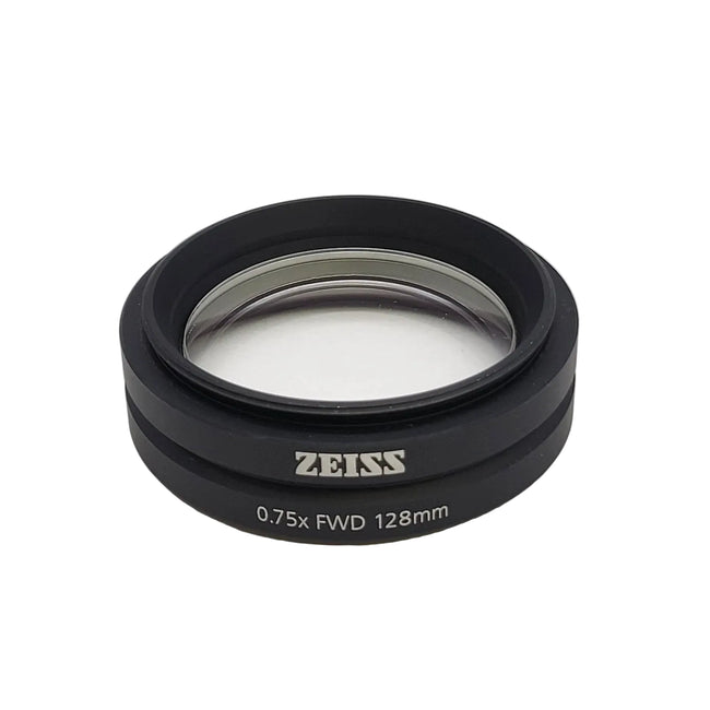 Zeiss Stemi Stereo Microscope Objective 0.75x FWD 128mm 435263-9070 - Microscope Marketplace