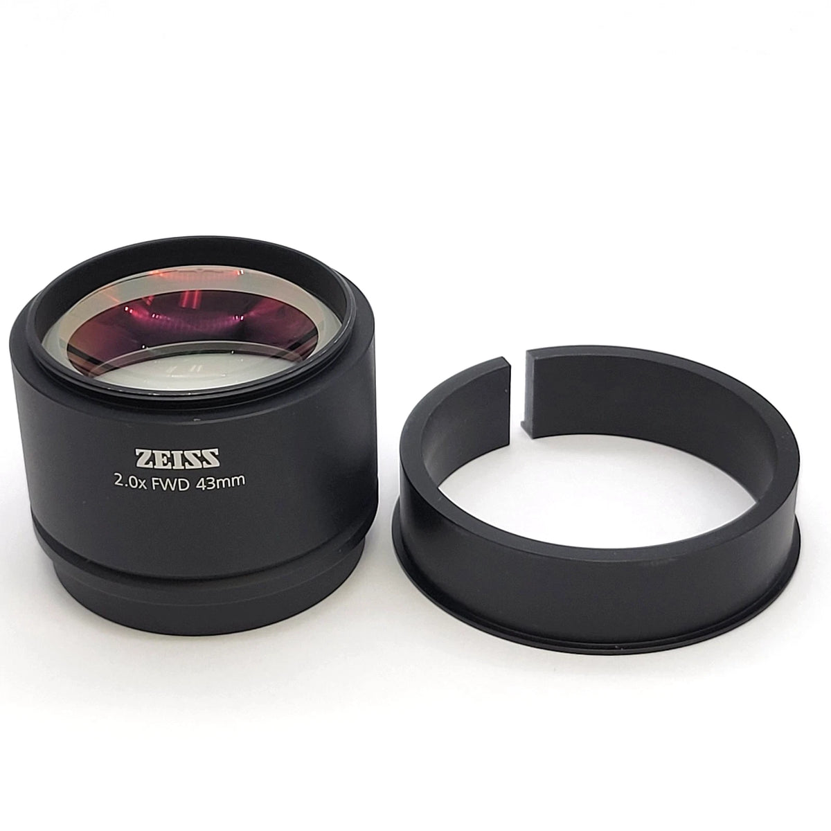 Zeiss Stemi Stereo Microscope Objective 2.0x FWD 43mm 435263-9200