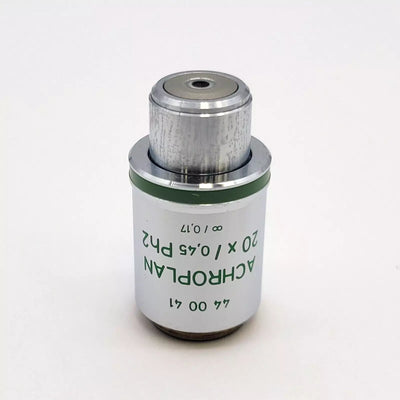 Zeiss Microscope Objective Achroplan 20x Ph2 Phase Contrast 440041 - microscopemarketplace