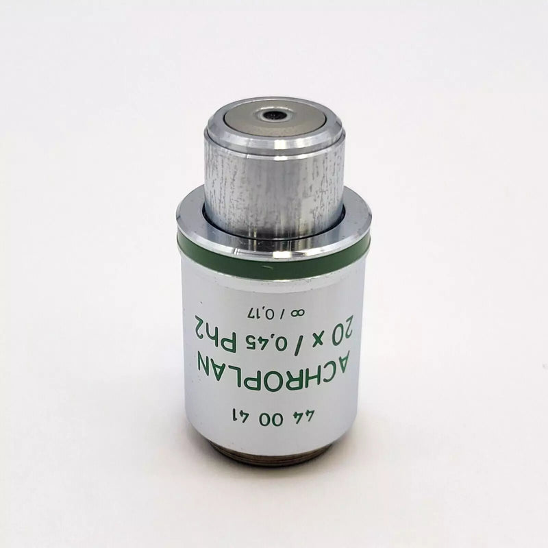 Zeiss Microscope Objective Achroplan 20x Ph2 Phase Contrast 440041 - microscopemarketplace